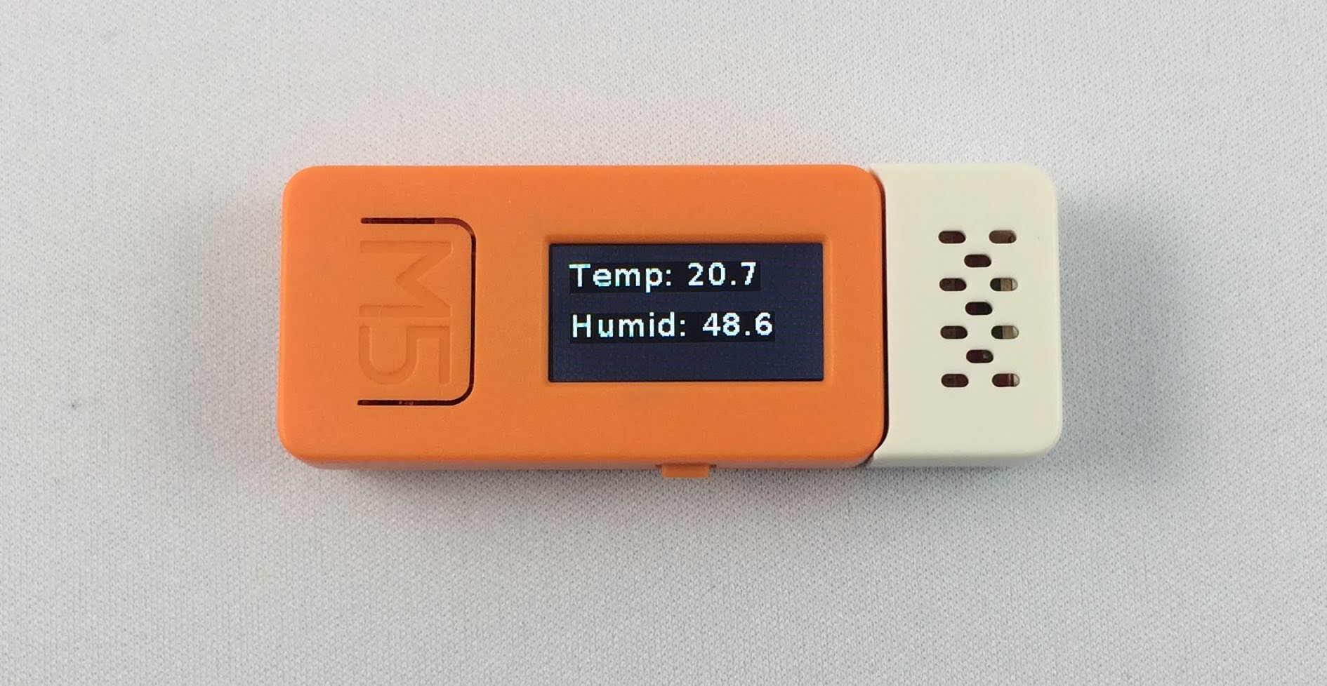 温度と湿度の表示